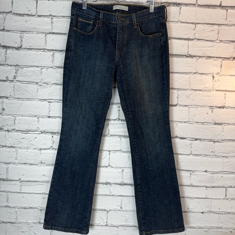 Women’s Levi’s 515 Bootcut Dark Wash Western Jeans Size 6 Short Petite Mid Rise